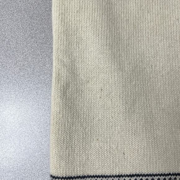 Triple 5 Soul Fairisle Wool Scarf Cream Snowflake Knit Outdoors Fleece * - Picture 7 of 10